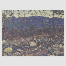 Forest Brook at Leissigen, Switzerland (Landscape) 薄葉紙