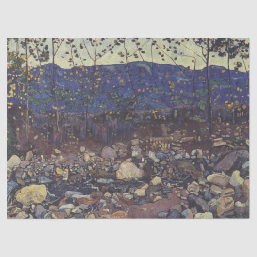 Forest Brook at Leissigen, Switzerland (Landscape) 薄葉紙 (正面)