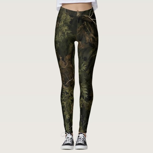 Forest Camo Pattern レギンス (正面)