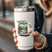 Forest Camper Van Vinyl Sticker | Camping Sticker シール