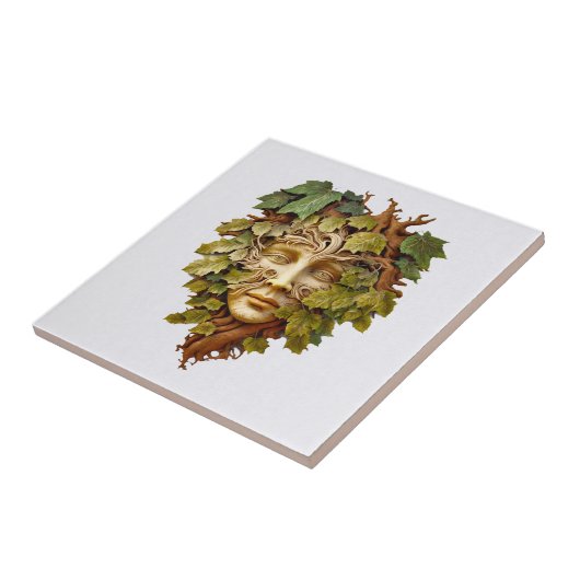 Forest Carving Ceramic Tile タイル (側面)