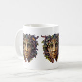 Forest Carving Coffee Mug コーヒーマグカップ (正面左)