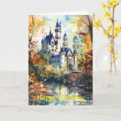 Forest Castle カード (黄色い花)