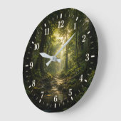 Forest Clock 2026 Version ラージ壁時計 (傾斜)