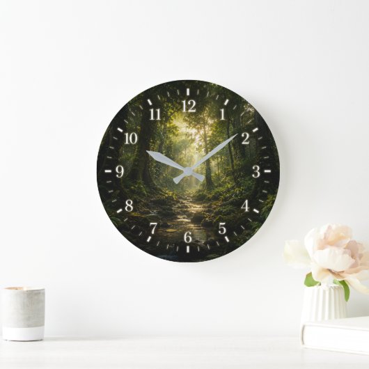 Forest Clock 2026 Version ラージ壁時計 (ホーム)