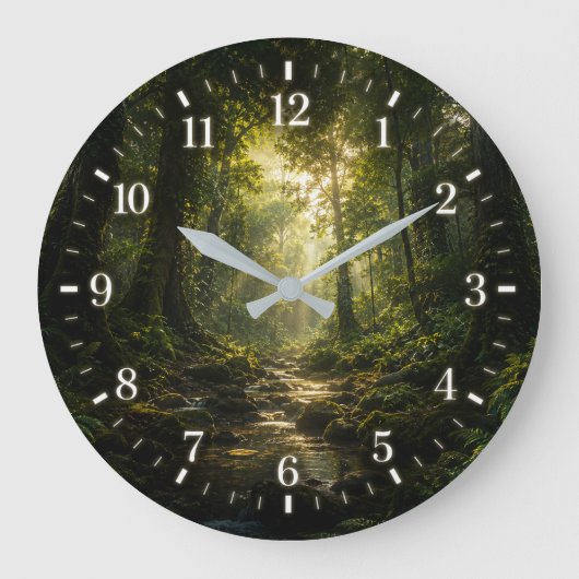 Forest Clock 2026 Version ラージ壁時計 (正面)