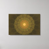 Forest Core – Textured Organic Fractal Art キャンバスプリント (正面)