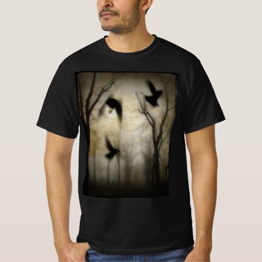 Forest Crows Trees Tシャツ (正面)
