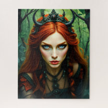 Forest Dryad Queen - Mystical Nature Fantasy Art