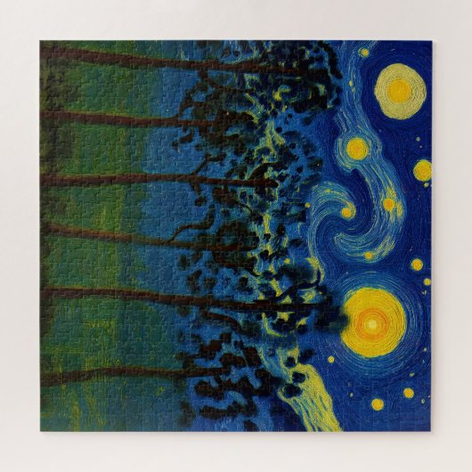 Forest Echoes of Infinity – A Forest Landscape ジグソーパズル (横)