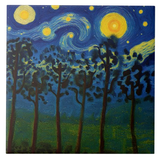 Forest Echoes of Infinity – A Forest Landscape タイル (正面)