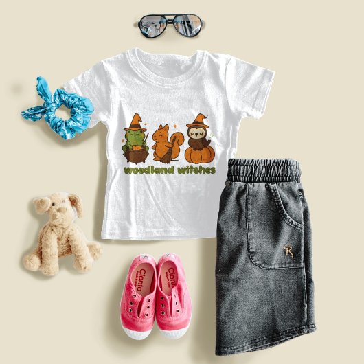 Forest Familiar Friends – Whimsical Halloween Wood