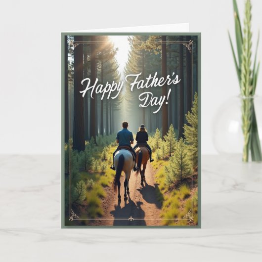 Forest Fathers Day Ride Card カード (正面)