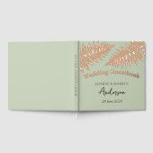 Forest  Ferns Outdoors Wedding ゲストブック (全面)