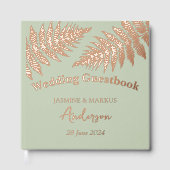 Forest  Ferns Outdoors Wedding ゲストブック (正面)