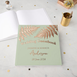 Forest  Ferns Outdoors Wedding ゲストブック