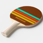 Forest Floor Fog Across Striping with Name 卓球ラケット (正面アングル)