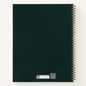 Forest Focus Geometric Outline ノートブック (裏面)