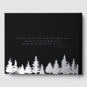 Forest Foil Funeral Guest Book Celebration of Life ゲストブック (裏面)