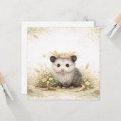 Forest friend woodland opossum  カード (正面/裏面インサイチュ)
