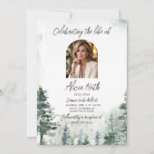 Forest Funeral Invitation 招待状 (正面)