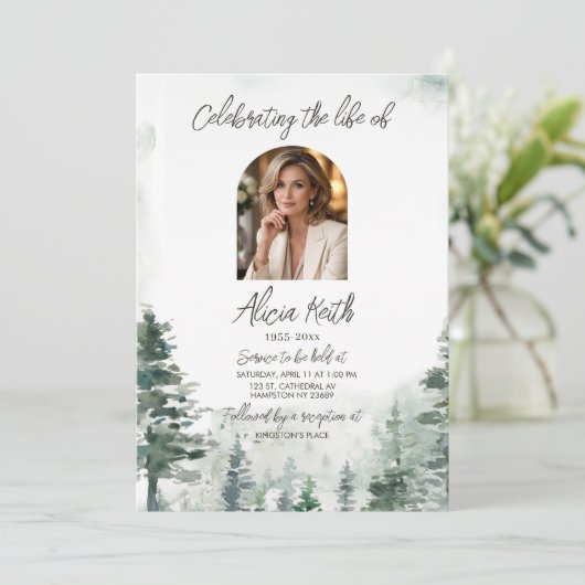 Forest Funeral Invitation 招待状 (スタンド正面)