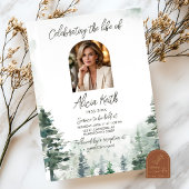 Forest Funeral Invitation 招待状