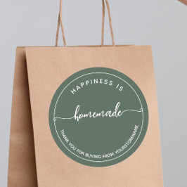 Forest Green オーダーメイド happiness is homemade by ラウンドシール