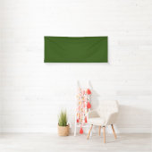 Forest Green #325513, Cactus Vinyl Banner 横断幕 (インサイチュ)