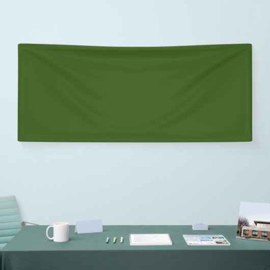Forest Green #325513, Cactus Vinyl Banner 横断幕 (トレードショー)
