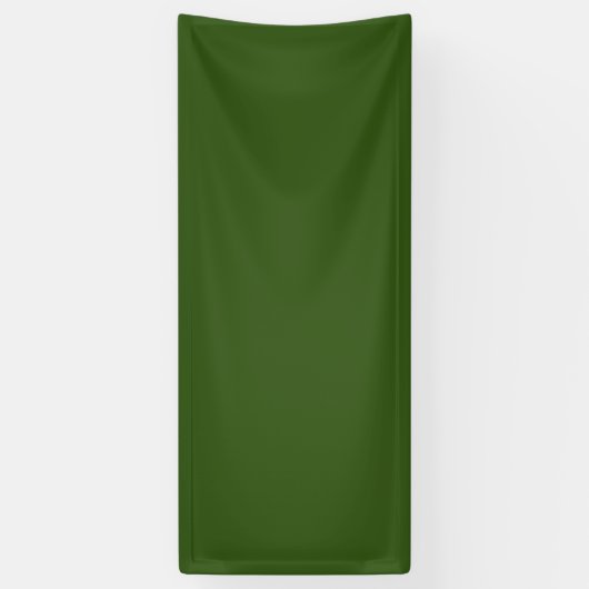 Forest Green #325513, Cactus Vinyl Banner 横断幕 (縦)