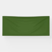 Forest Green #325513, Cactus Vinyl Banner 横断幕 (横)