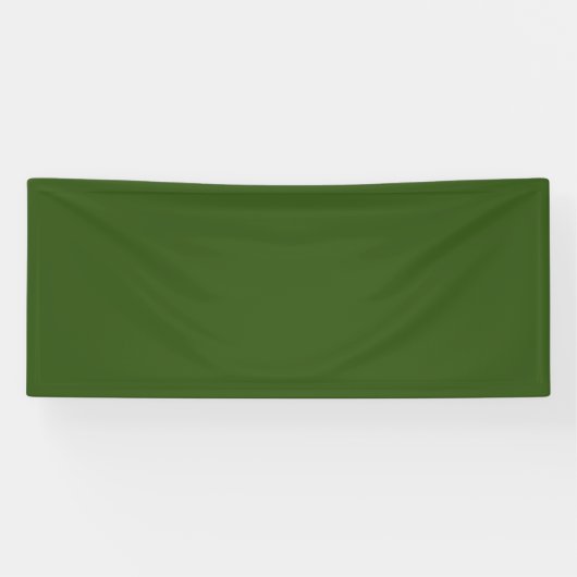 Forest Green #325513, Cactus Vinyl Banner 横断幕 (横)