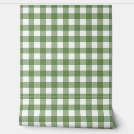 Forest Green Gingham Check Green Buffalo Plaid 壁紙