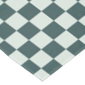 Forest green moss checkerboard pattern テーブルクロス (アングル)