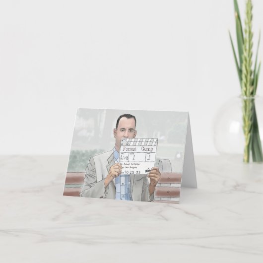 Forest Gump card 招待状 (正面)