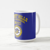 Forest Hills High School NY同窓会マグカップ コーヒーマグカップ (正面右)
