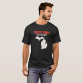 Forest Home Michigan USA State America Travel Mich Tシャツ (正面フル)