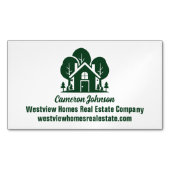 Forest Home Real Estate Company Custom Realtor マグネット名刺 (正面)