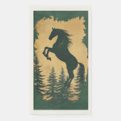 Forest Horse Guest Towel Napkins (正面)