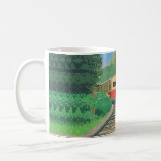 Forest Journey – Scenic Train Mug コーヒーマグカップ (左)