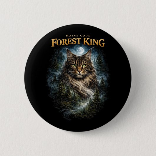 Forest King 缶バッジ (正面)