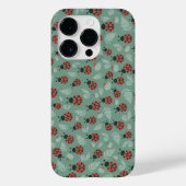 Forest Ladybugs緑の背景 Case-Mate iPhoneケース (裏面)