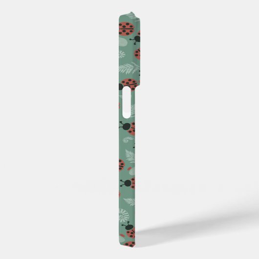 Forest Ladybugs緑の背景 Case-Mate iPhoneケース (裏面 / 右)