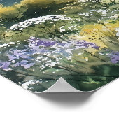 Forest Lakeside Retirement Party Welcome Sign ポスター (角)