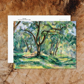 Forest Landscape Paul Cezanne ポストカード