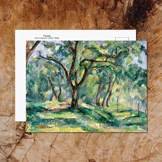 Forest Landscape Paul Cezanne ポストカード
