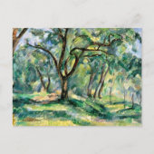 Forest Landscape Paul Cezanne ポストカード (正面)