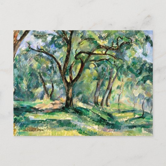 Forest Landscape Paul Cezanne ポストカード (正面)