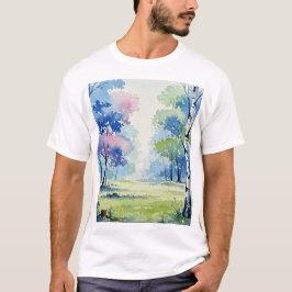 Forest landscape tシャツ